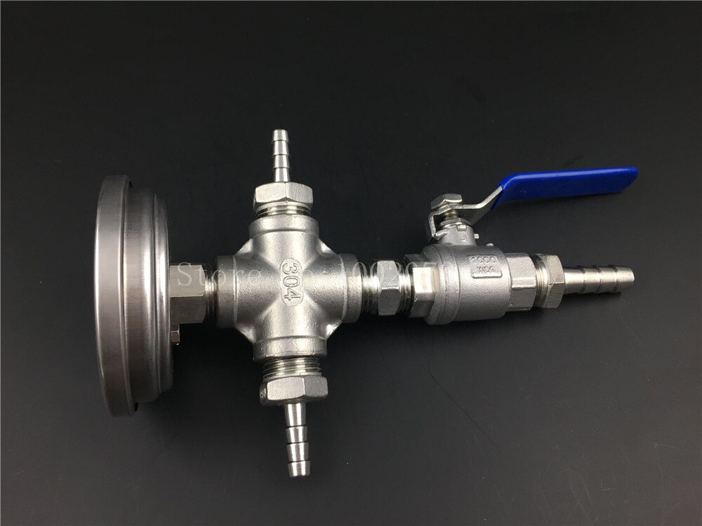Stainless Steel Beer brewing Weldless Kettle Ball Valve 1/2&quot;NPT Kit Quick Disconnect Set, Pipe Fitting Nut and bulkhead assembly