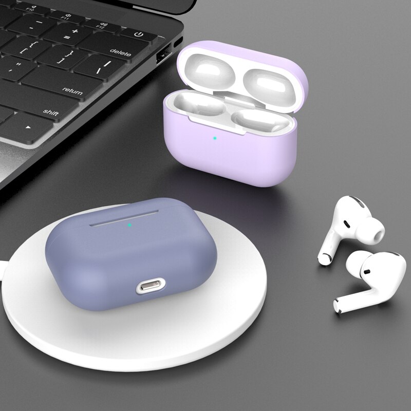 Funda de silicona para Apple Airpods Pro, funda inalámbrica con Bluetooth para Airpods 1 y 2, funda para auriculares para funda protectora de Airpods
