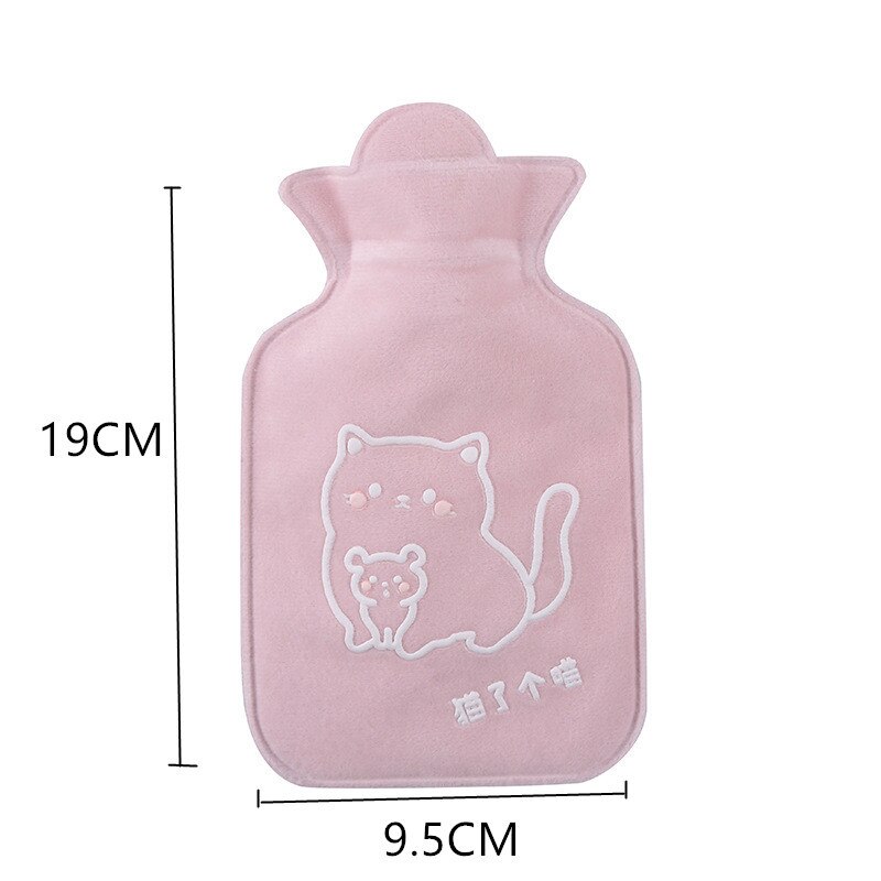 Neue Flasche Weichen Heißer-wasser Tasche Plüsch Student Durable Cartoon Tragbare Winter Warm Wärme Mehrweg Hand Wärmer