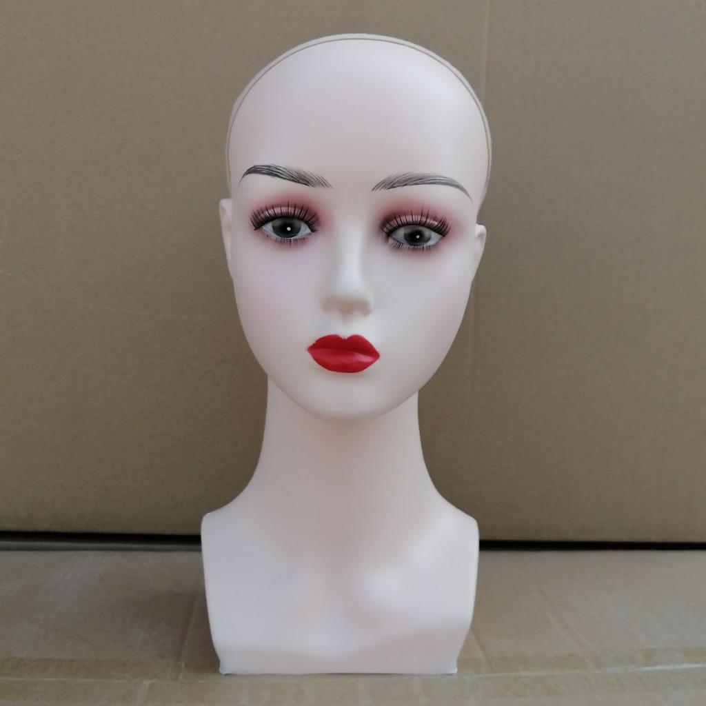 Damen Kunststoff Mannequin Modell Kopf für sterben Anzeige Von Perücken s Sonnenbrille, Kommt Mit Atmungsaktivem Perücke Netz