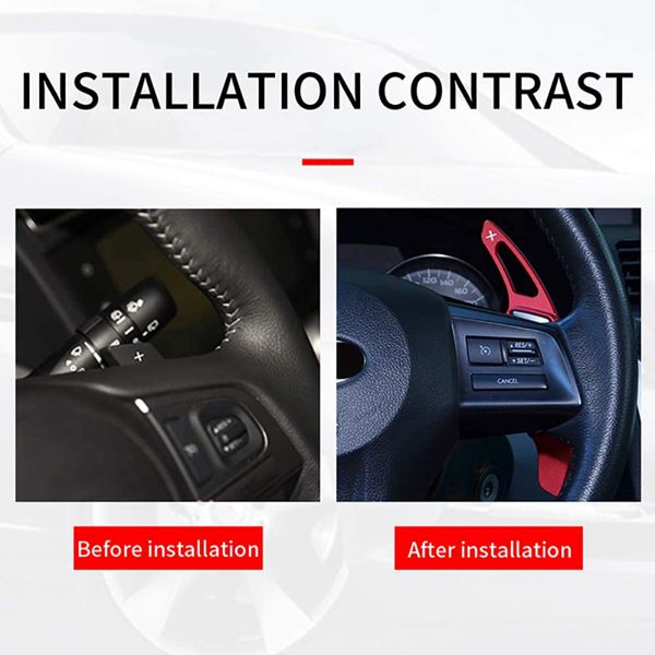 Voor Toyota GT86 Subaru Forester Brz Xv Peddel Aluminium Auto Stuurwiel Versnellingspook Peddels Shifter Uitbreiding