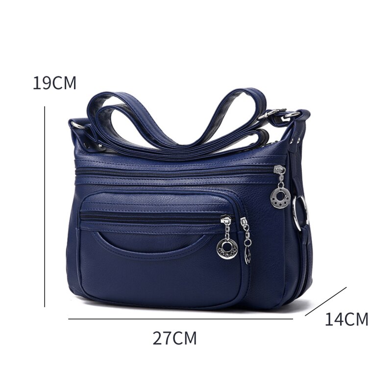 Mehrlagige schultertaschen aus weichem pu-leder für #39 , klassische umhängetaschen, luxuriöse damenhandtaschen und geldbörsen