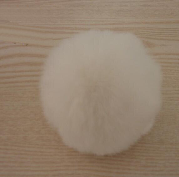 20 Stuks Faux Fur 8Cm/3.15Inch Pluizige Pom Pom Bal Met Elastische Lus Sleutelhanger Accessoires: 6