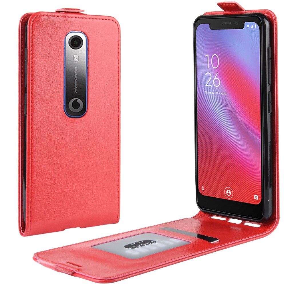 For Vodafone Smart N10 VFD 630 Vertical Flip Leather Case Upright Retro Cell Phone Holster Fundas Case Cocver for VDF630
