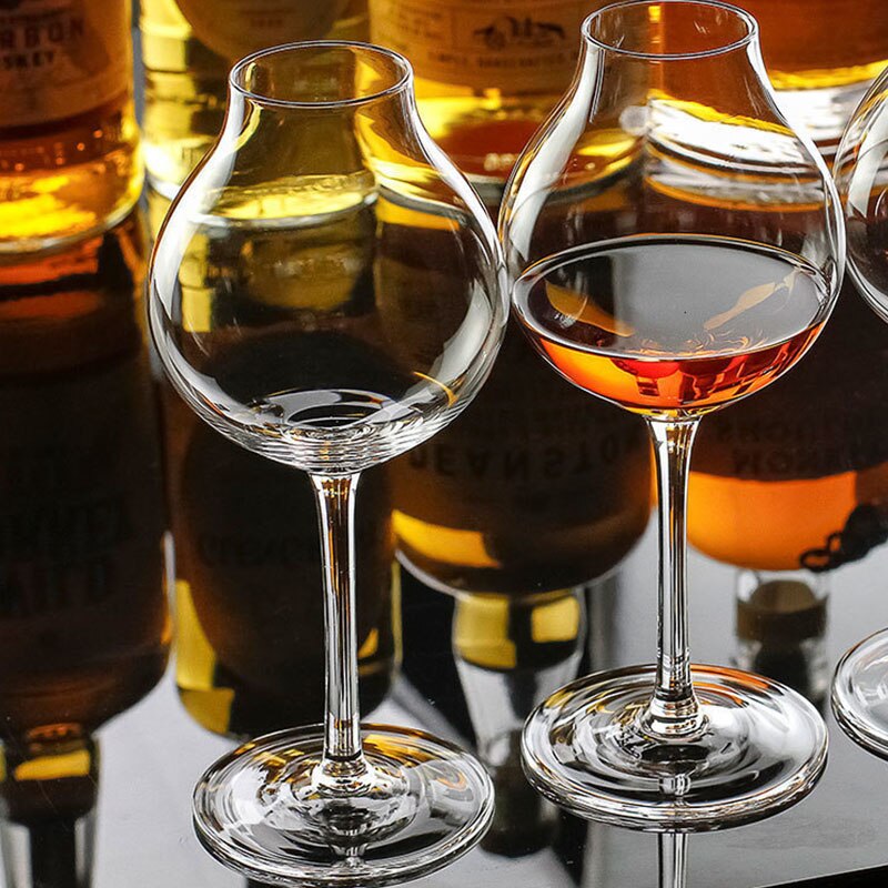 2PCS Whisky Crystal Goblet Britain Blender&#39;s Bartender Ctomore Scotch Cup Bud Whiskey XO Chivas Regal Wine Tasting