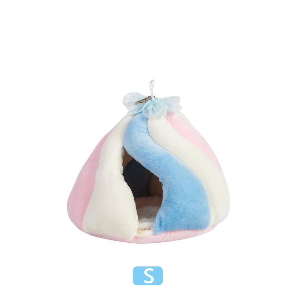 momgyaamz Cavia grot hangmat, kleine huisdier bed schuilplaats, winter warme gezellige zak, hamster grot bed, huisdier kooi bed accessoire voor knaagdieren, dwergkonijnen, fretten, ratten, egels