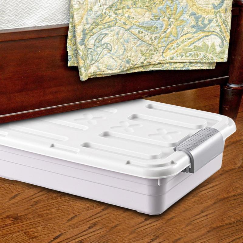 Onderbed Organizer Onder Bed Opslagcontainers Waterdicht Met Casters Grote Capaciteit Ruimtebesparende Opslagbenodigdheden