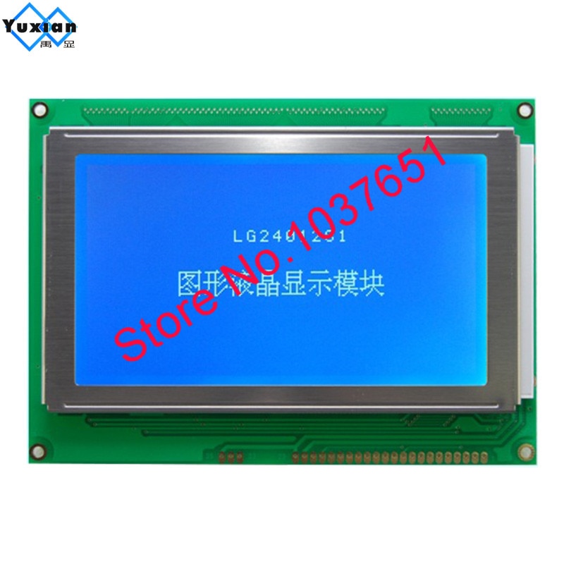 5.1 inch 240X128 Graphic LCD display module T6963C RA6963 Blue white good LG2401281BMDWH6V