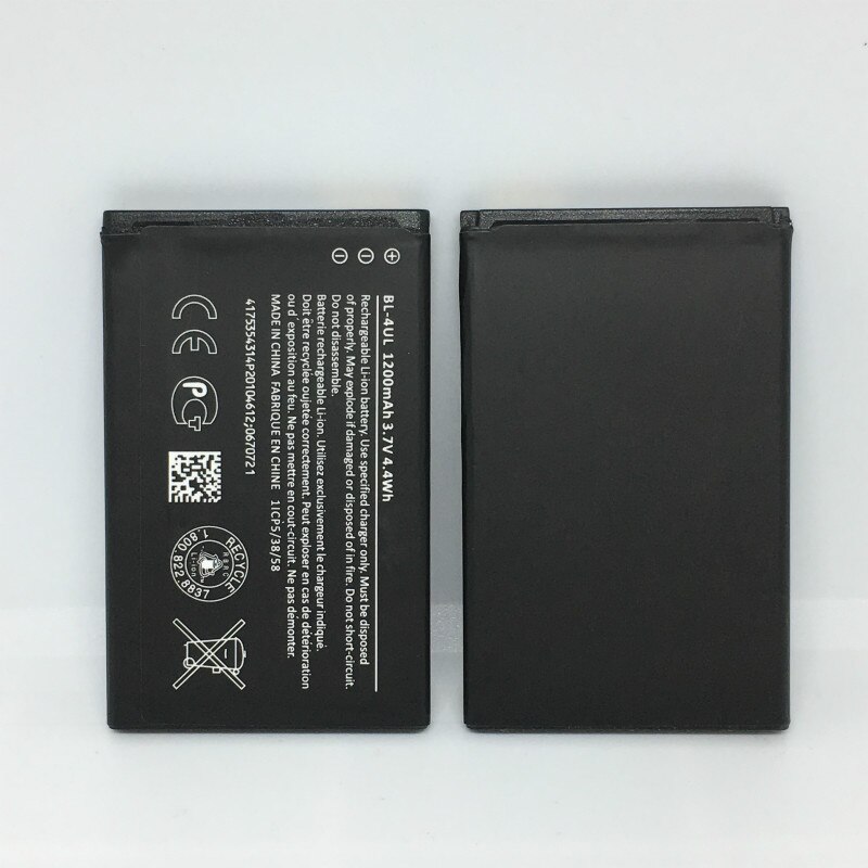 High Qualtiy 1200mAh BL 4UL BL-4UL Battery For Nokia Lumia 225 330 RM-1172 RM-1011 RM-1126 BATTERY BL4UL