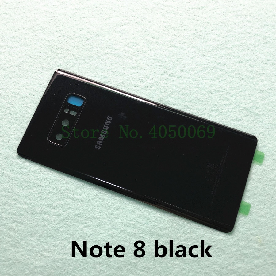 Samsung galaxy note 9 n960 sm-n960f note 8 n950 sm-n950f glass bak batterihus reparasjonsdeksel bakdør koffert erstatning