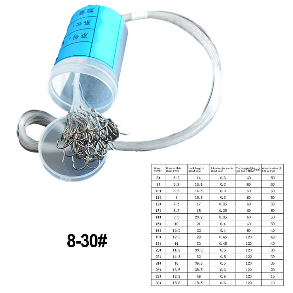 50 Stuks Vishaken Met Lijnset Koolstofstaal Dubbele Vishaak Vis Prikkeldkarper Visuitrusting Onderdeel Accessoires
