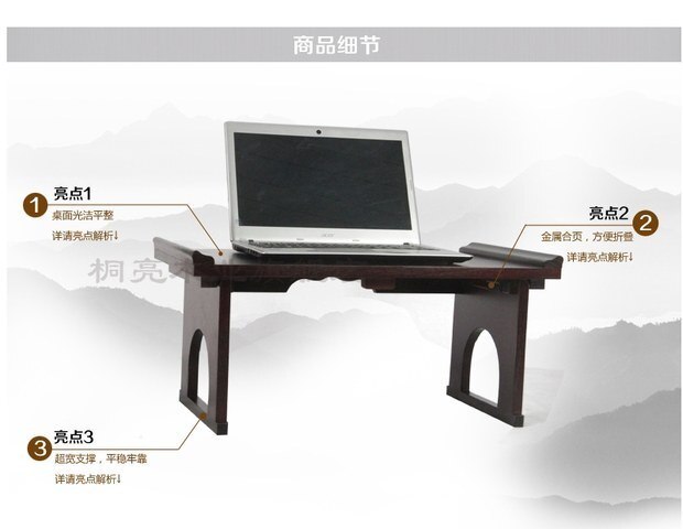 Solid Wood Table Simple Table Folding Dining Table Home Portable Belt Learning Solid Wood Desk Stall Table