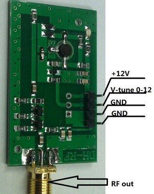 487MHZ - 1200MHZ Radio Frequency Broadband Rf Oscillator VCO Frequency Source