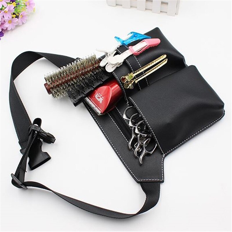 Kappersschaar kit tas multifunctionele haarschaar leren etui heupriem kapperspakket salon holster tas