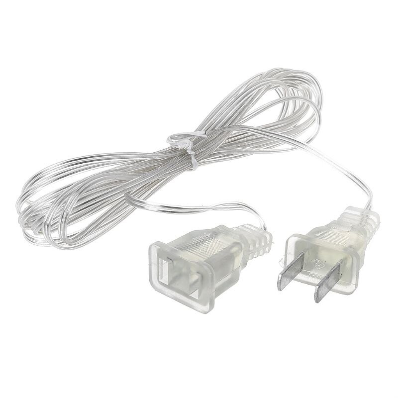 3m Power Extension Cable Plug Extender Wire For LED String Light Christmas Lights: US plug