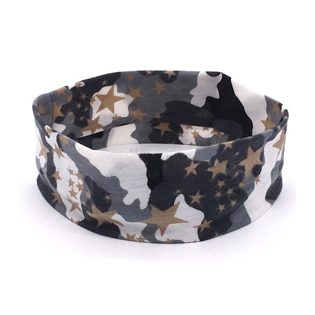 Yoga cheveux bandes Sport élastique bandeau Sport Yoga accessoire danse Biker large bandeau ruban extensible coton bandeau: 10