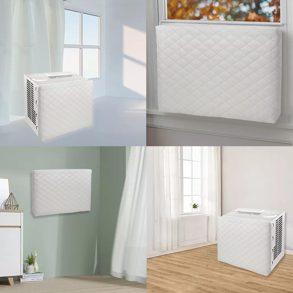 Indoor Air Conditioner Cover Window Unit Cover Anti-Dust Easy Install for Inside Window AC