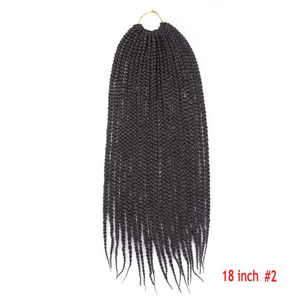 Ombre Crochet Hair Box Braids Synthetic Long Rainbow Pink Braiding Hair 22Strands Crochet Hair for African Braids: 7