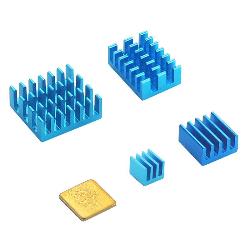 Metal Heatsink for Raspberry Pi 4 Model B Copper Aluminum Alloy Heat Sinks Passive Cooling Radiator for Raspberry Pi 4: Option 3