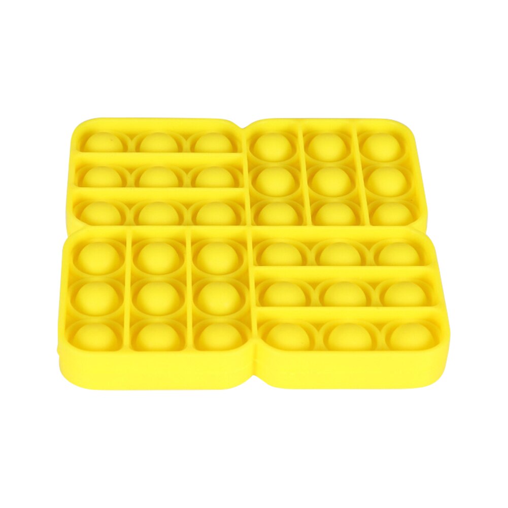 Block Push Fidget Toys Bubble Sensory Toy Funny Autism Needs Antistress Plastic Desktop Toys