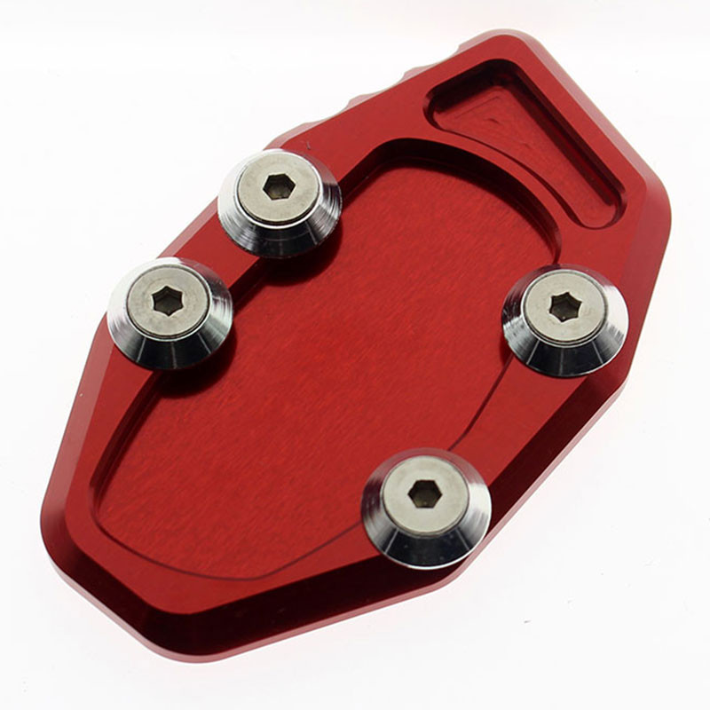 For YAMAHA YZF R25 R3 MT25 MT03 MT-03 Motorcycle Foot Kickstand Side Stand Extension Pad Plate Enlarger Cover