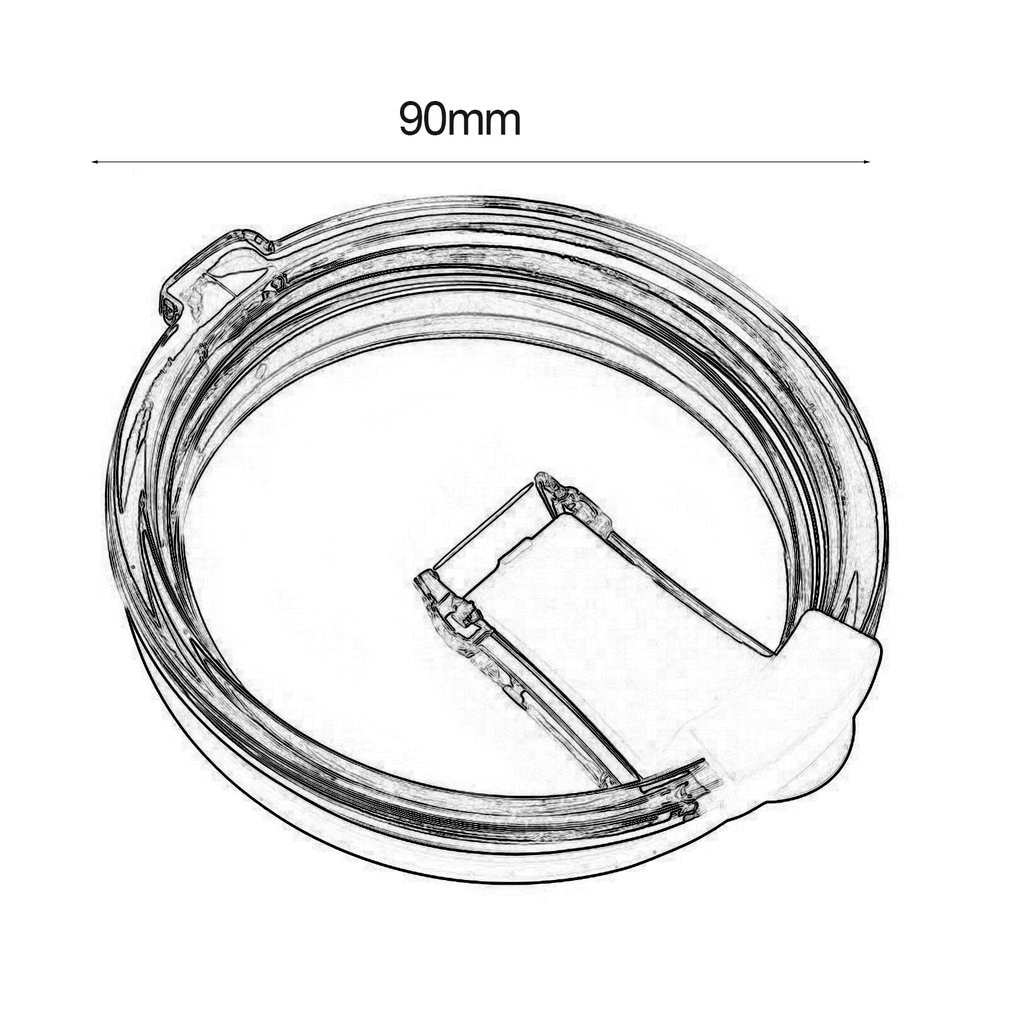 1Pcs Spill Resistant Lid For 20 And 30 Oz Yeti Lid Fits Tumbler And More Replacement Tumbler Spill-Proof Cup Lids