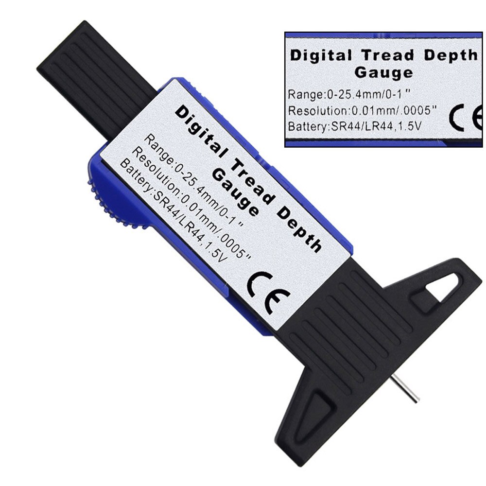 Pneumatici per auto digitali pneumatici misuratore di profondità del battistrada misuratore strumento calibro calibri di spessore battistrada pastiglie freno pattino sistema di monitoraggio dei pneumatici