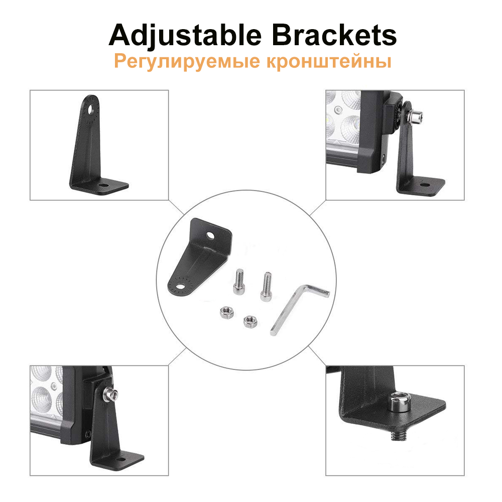 22 inch LED Light Bar LED Bar Work Light for Driving Offroad Boat Car Tractor Truck 4x4 SUV ATV 12V 24V