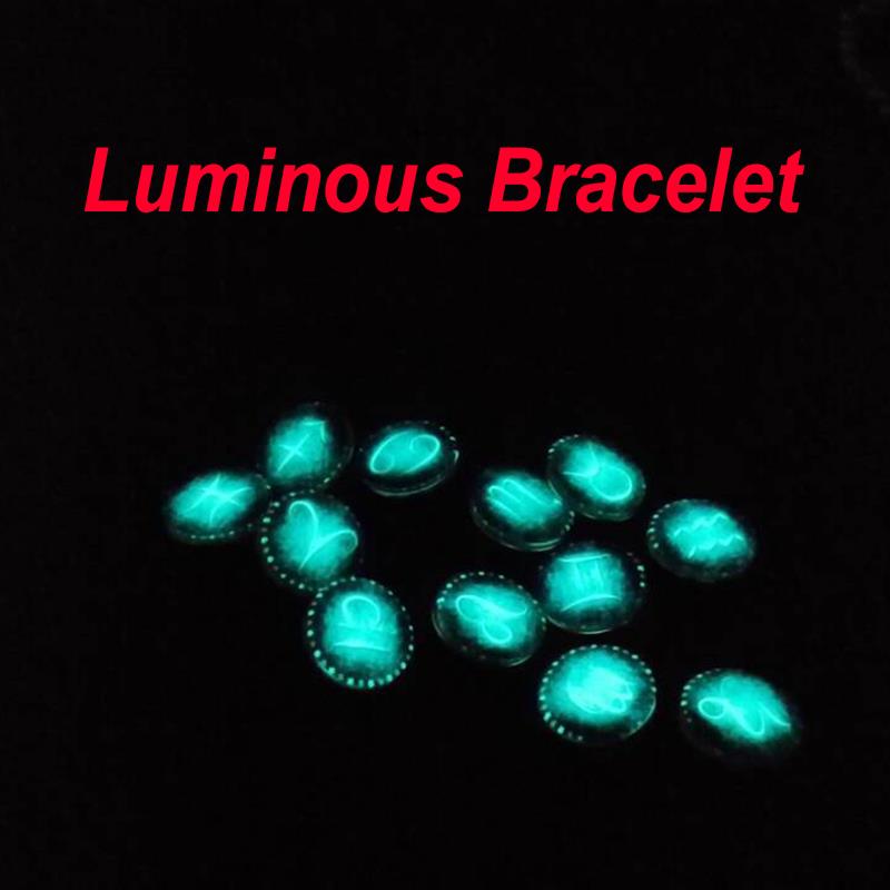 Luminosas 12 Constelaciones pulsera de cuero signo del zodiaco con abalorios pulseras trenzadas Punk para Niños Accesorios de la joyería de los hombres