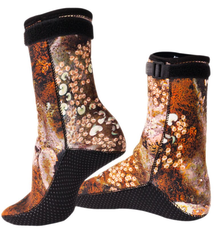 3mm Neopren Camouflage Tauchen Surfen Socken Warme Schwimmen Schuhe Verhindern Scratch Männer Frauen Kinder Strand Schnorcheln Stiefel: Stone camouflage / XL