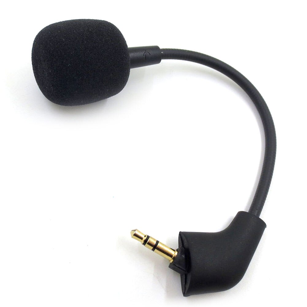 Replacement Game Mic 3.5mm Microphone for Kingston HyperX Cloud 2 II X Core Pro Silver Cloudx Alpha Gaming Headset