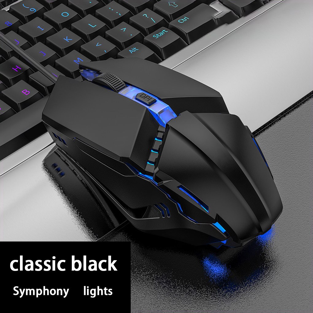 Wired Gaming Mouse Gamer 3200DPI USB Ergonomic Mouse Computer Office Sound Silent USB Optical Mice For Macbook Laptop PC