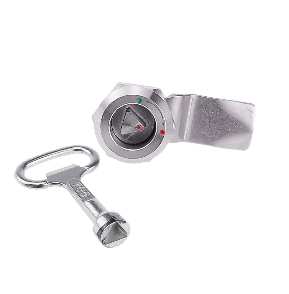 1set 22mm installation Power distribution cabinet lock panel lock 304 stainless steel lock, cam cabinet lock,, tin box,: 3 angle lock core H