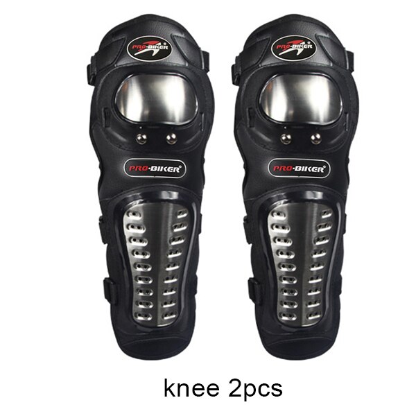 Motorcycle long knee Pad elbow guard motorbike racing Stainless steel riding protective gear Protector Protection armor: long knee 1pair