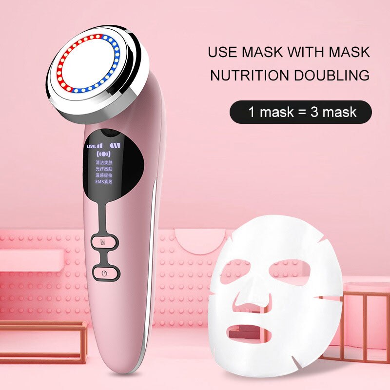 Multifunctionele Cosmetische Instrument Photorejuvenation Apparaat Gezicht Massager Inductieve Therapeutische Instrument Vibratie Massage