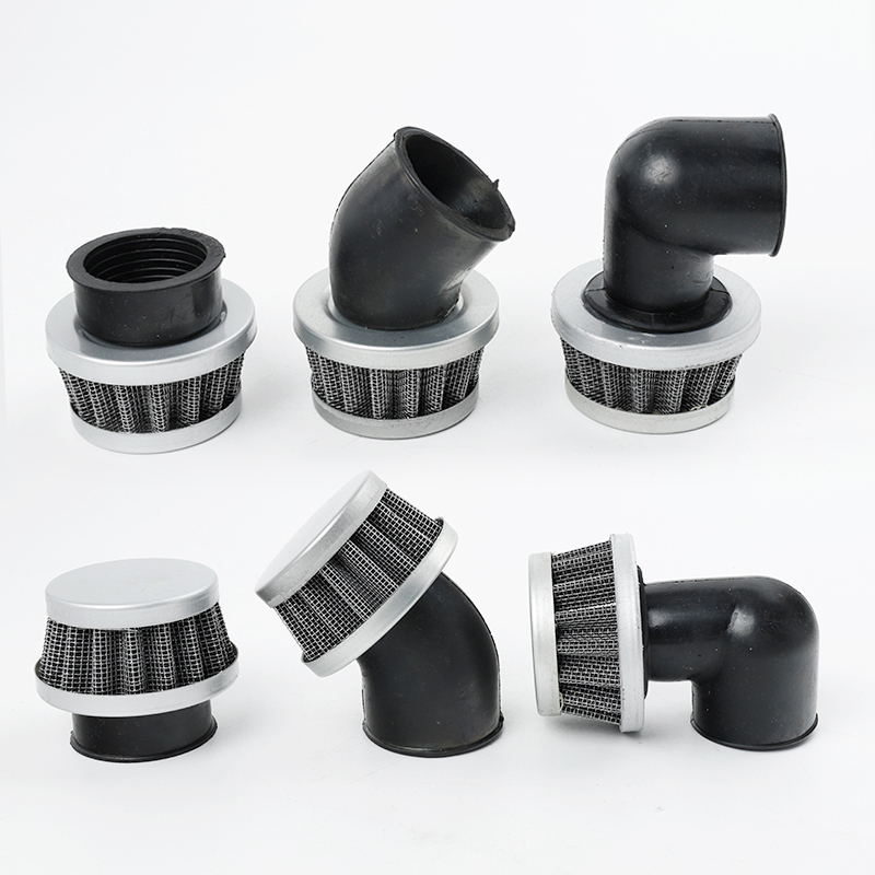 Universele Motorfiets 35Mm 38Mm Luchtfilters Stright Gebogen Rechte Hoek Voor Atv Scooter Pit Crossmotor Mini Luchtfilter Reiniger