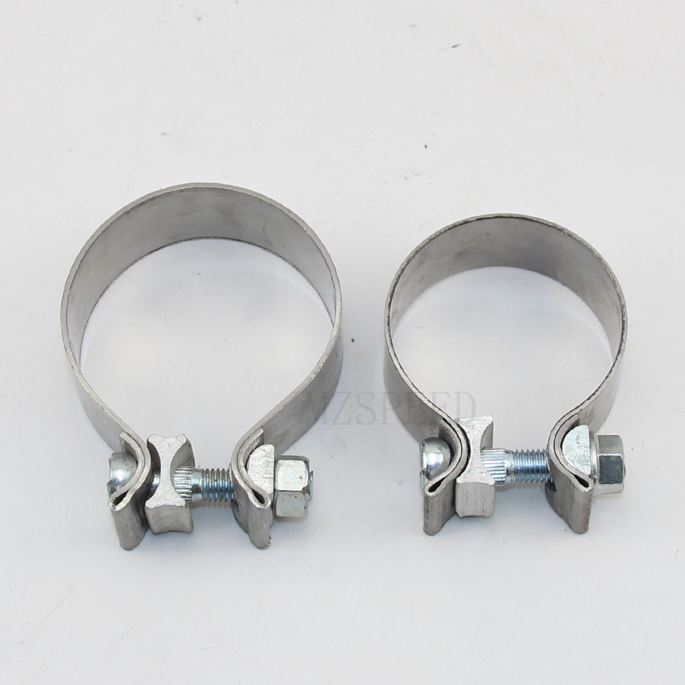 car Accessories Stainless steel Universal exhaust pipe connection hoop Strong steel pipe clamp