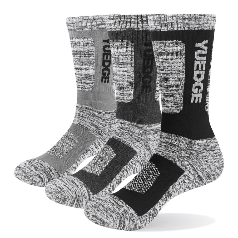 YUEDGE 3 pairs of socks men's black socks white socks formal cotton socks brand breathable work casual socks: 1805 / L(Men 6.5-9.5 US)