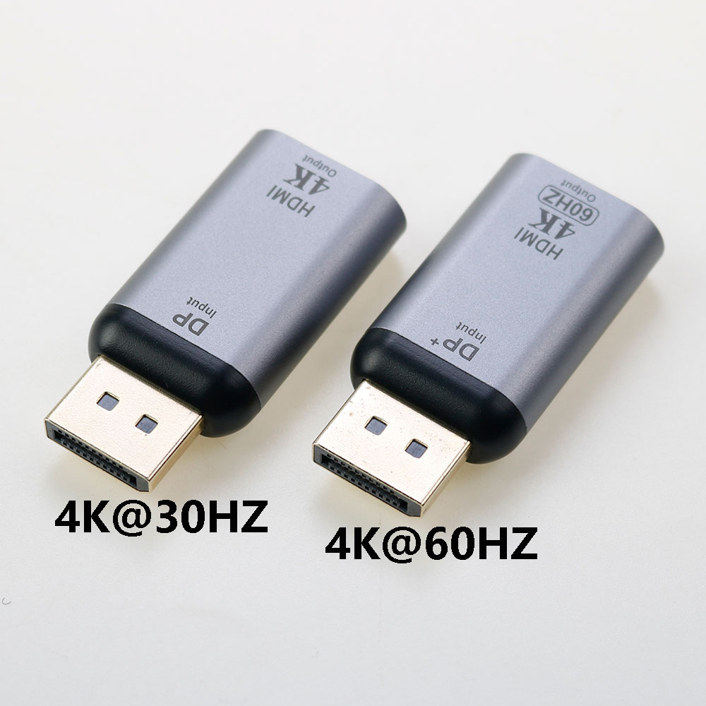 1 Stück Mini DP 1.2 auf HDMI 2.0 Videoadapter 4K@60Hz DisplayPort-Adapter für PC Laptop Projektor Monitor