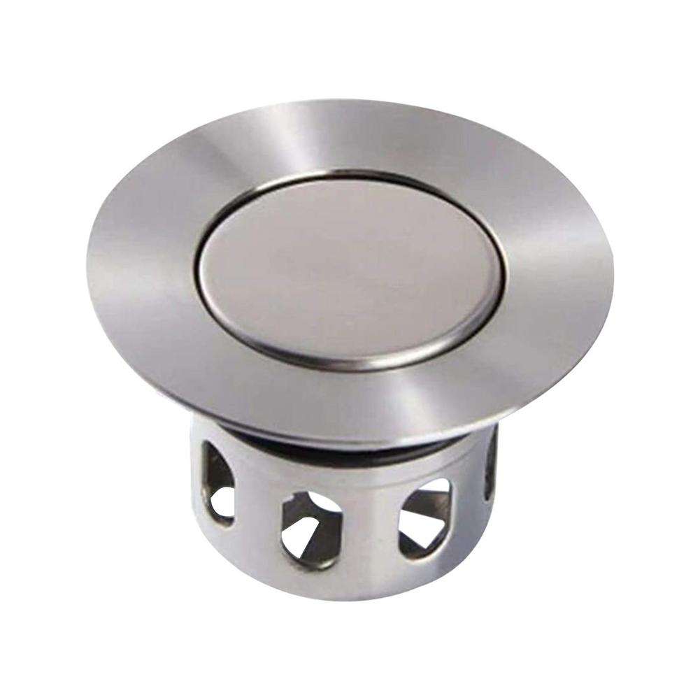 Universal Wash Basin Drain Filter Explosion-proof Stainless Steel Flap And Basket Launcher Used In Various Wash Basins: Default Title