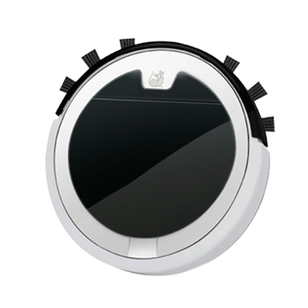 Intelligent Sweeping Robot With Remote Control Single Mop Dust Collector Home Sweeping Robot Floor Cleaning Tools: Black