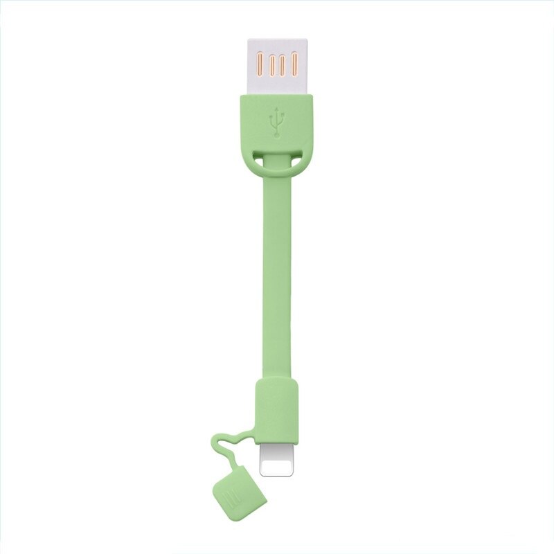 Mycket Universele Usb-kabel Voor Iphone Mini Draagbare Sleutelhanger Sync Data Cable