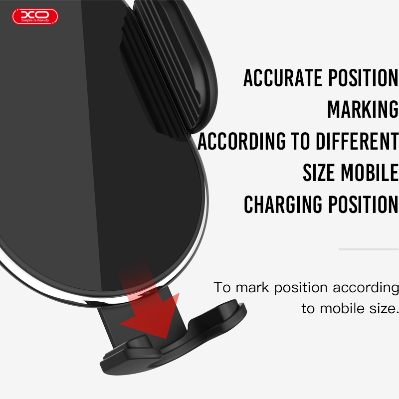 XO WX013 Qi voiture chargeur sans fil pour iPhone 11 Pro Max Samsung S10 Intelligent infrarouge rapide sans fil charge voiture support pour téléphone
