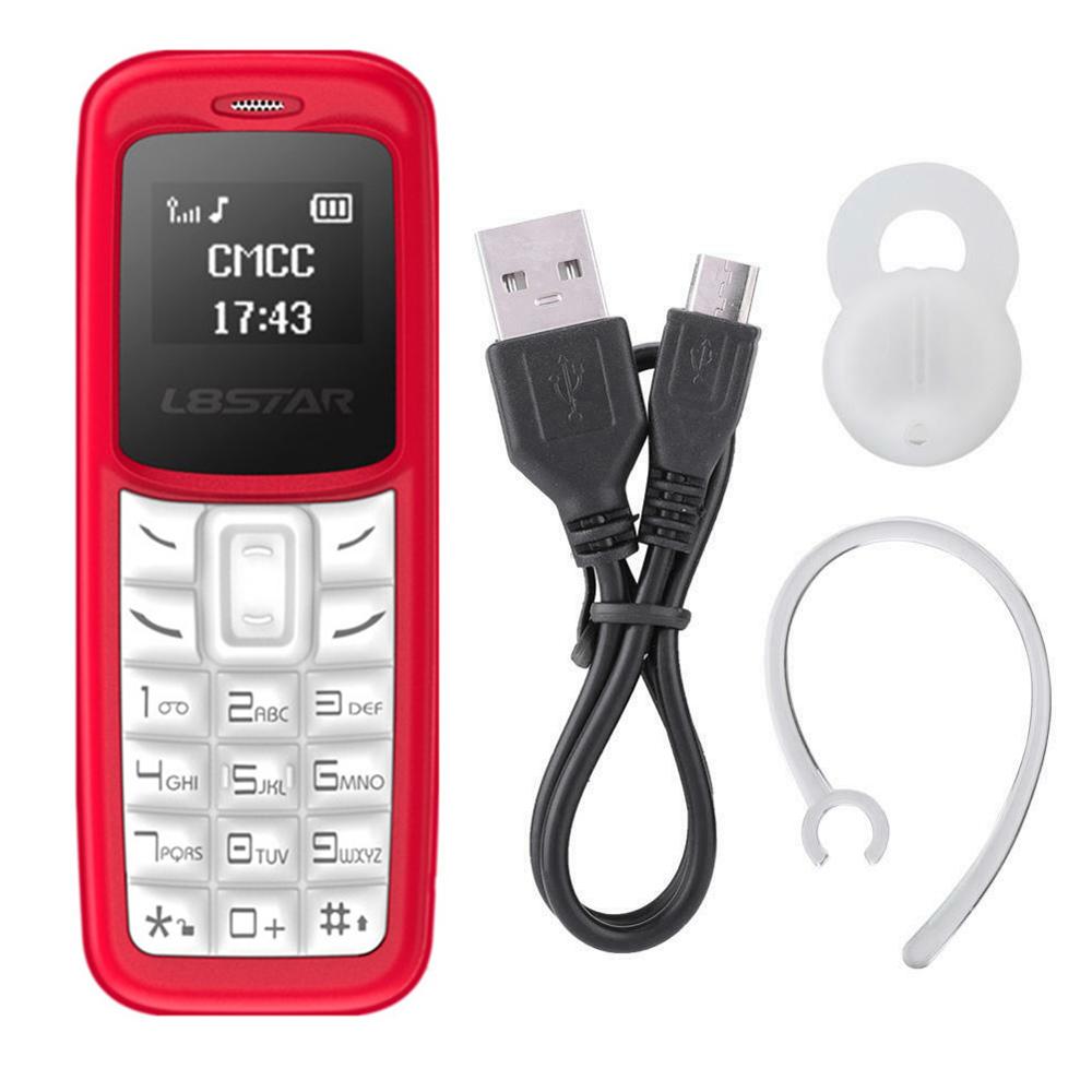 L8star 100% Originale Imei Variabile Sbloccato Mini Telefono Voce Magica Mani Libere Auricolare Bluetooth Più Piccolo del Mondo di Sostegno Del Telefono: BM30 Red