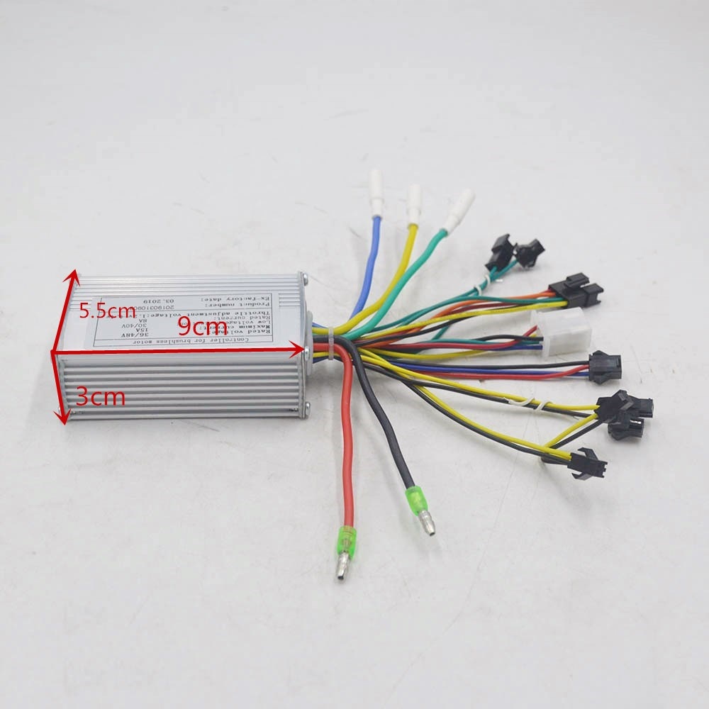 36v 48v 250w 350w elcykel-/skoterkontroller med gasspjäll lcd-displayhastighet för xiaomi skoter/e-cykel