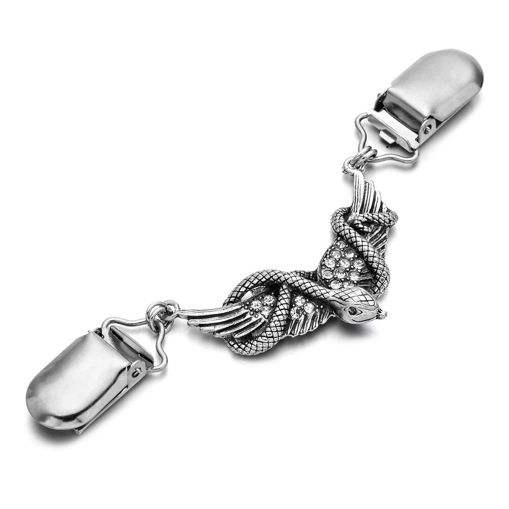 Sweater Clip Brooch Clip Beaded Brooch Shawl Shirt Collar Buckles For Clothing Decor Retro Metal Holder Cardigan Clip: A12