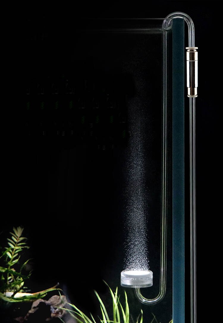 Hang on hook CO2 atomizer diffuser mini nano atomizer arcylic plastic super silm bubble counter aquarium water plant fish tank