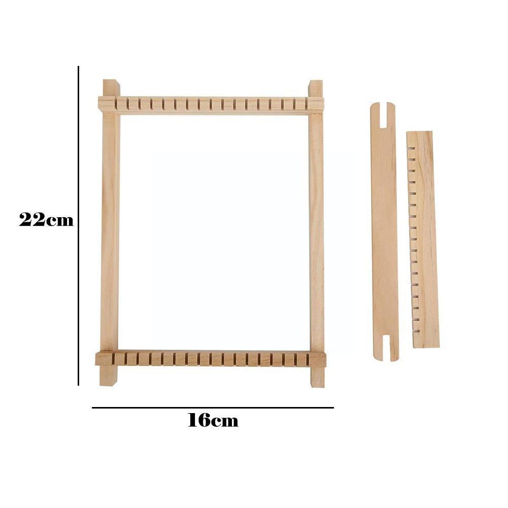 Diy Hout Geweven Tapijt Mini Weefgetouw Starter Kit Tapestry Houten Weefgetouw Multifunctionele Loom Machine Voor Beginne O9I6
