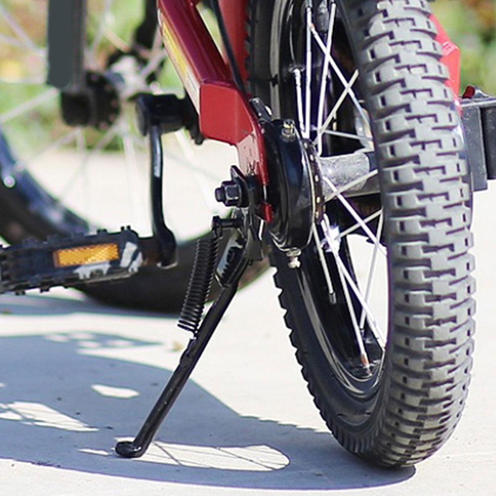 Soporte de pie para bicicleta para niños, soporte de pie, caballete lateral para reparación de bicicletas, estacionamiento