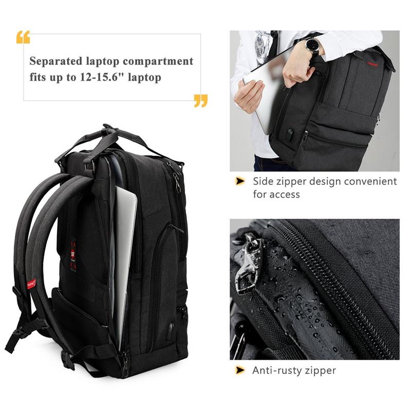 Tigernu 15.6Inch Anti Diefstal Laptop Rugzak School Rugzak Tas Business Travel Mannelijke Mochila Mannen Vrouwen